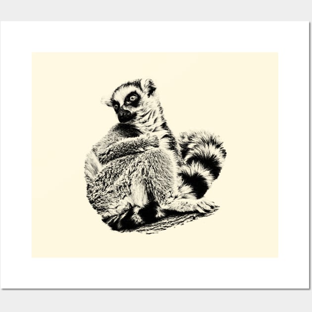 Lemur Wall Art by Guardi